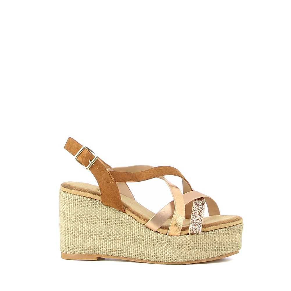 Sandales Compensées Cable Pointure 38 - Multicolores - Occasion - Style Décontracté