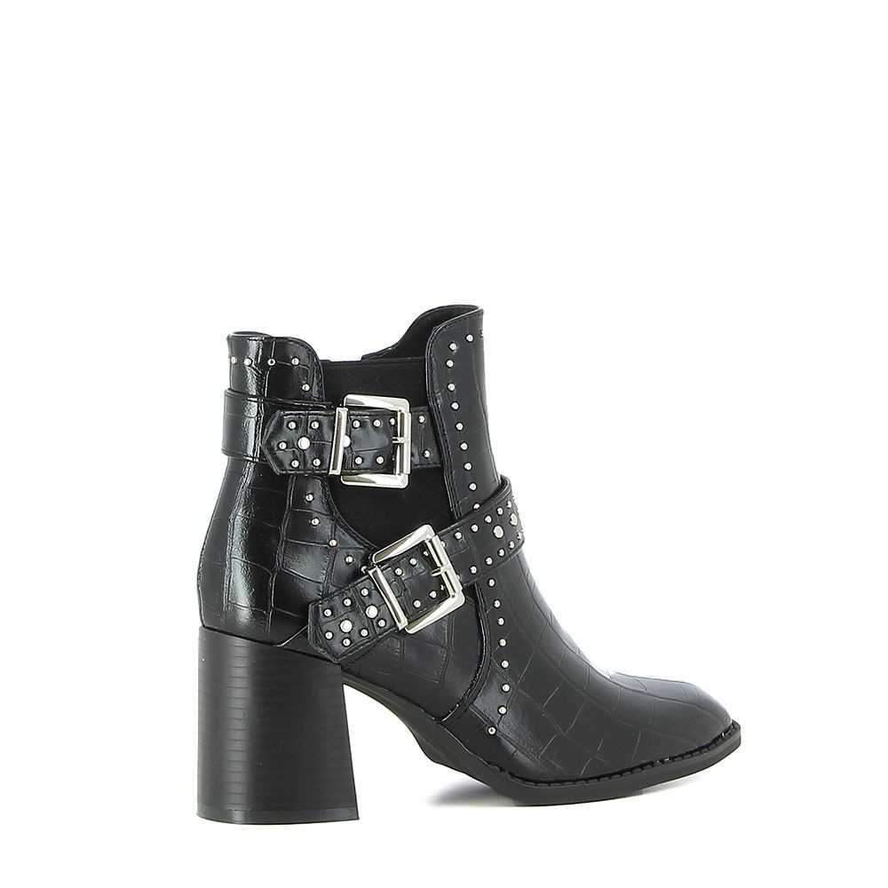 bottines cloutées talon