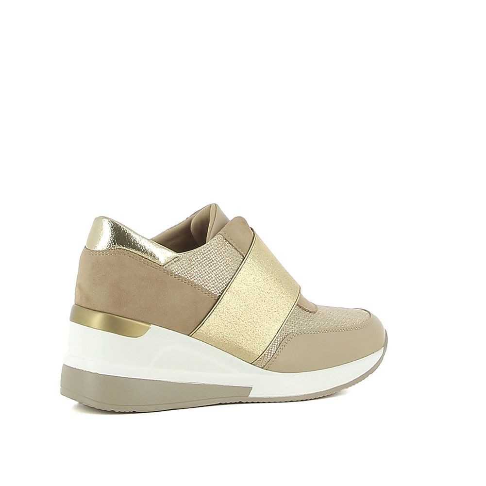 basket compensée argentée