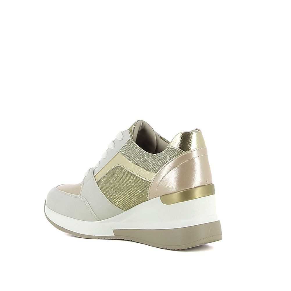 basket compensée argentée