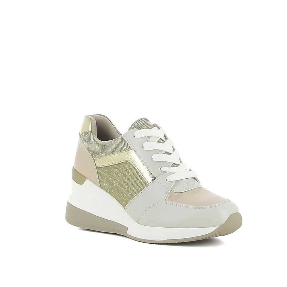 basket compensée argentée