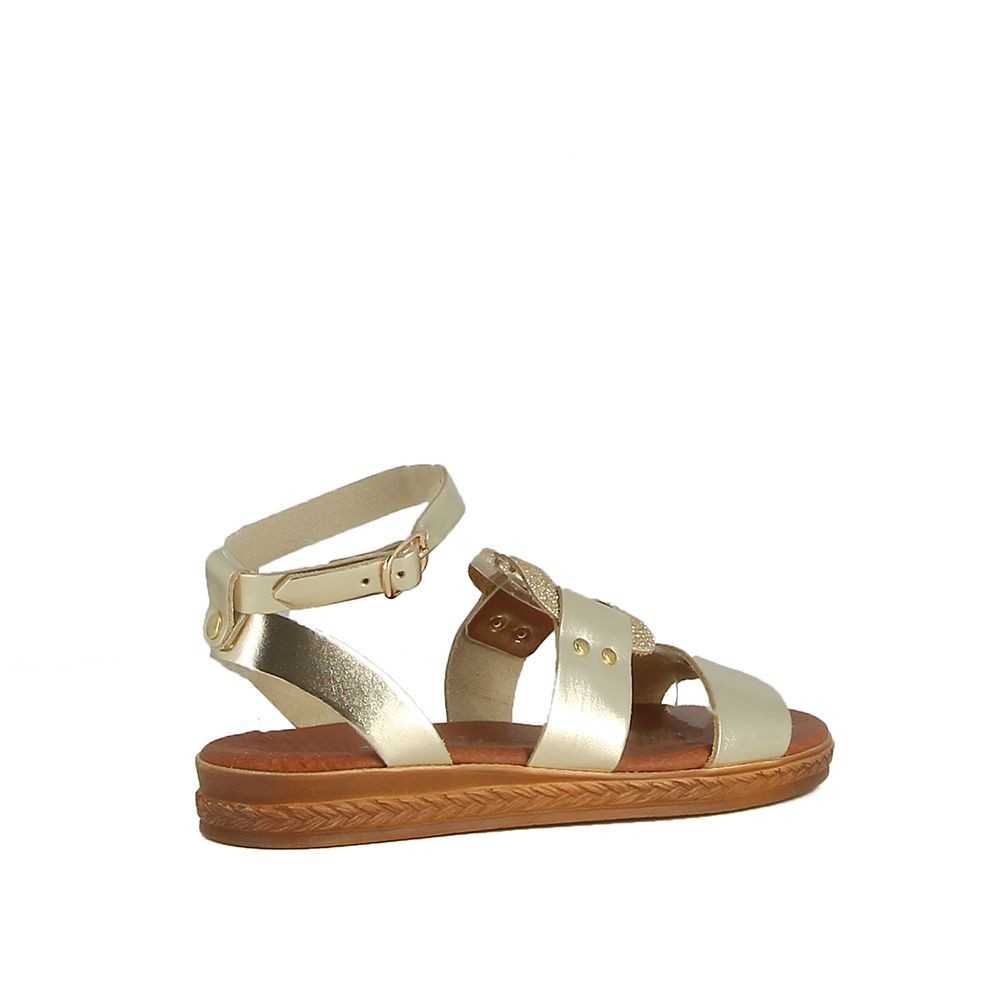 spartiate cuir femme