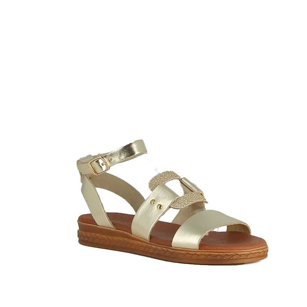 spartiate cuir femme