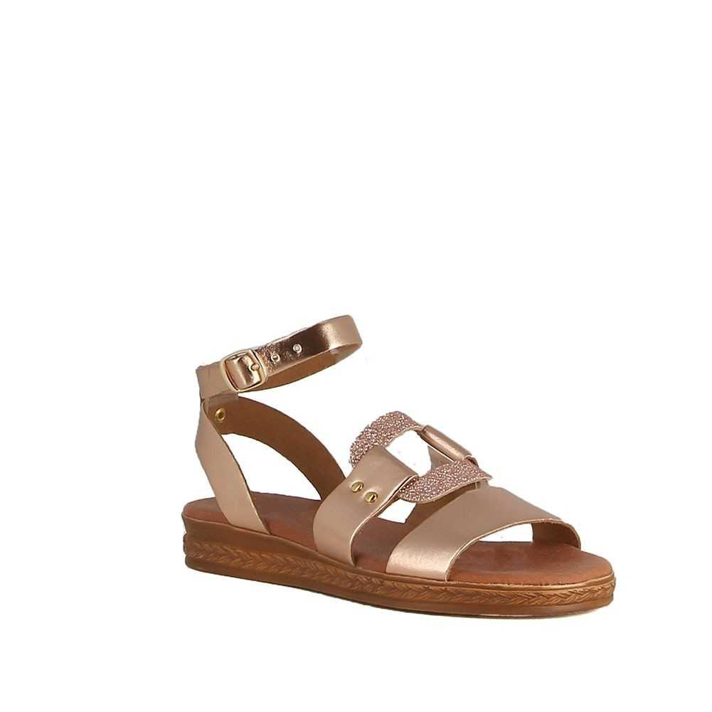 spartiate cuir femme