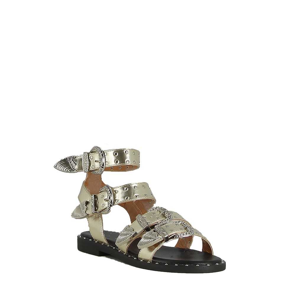 sandale cloutée talon